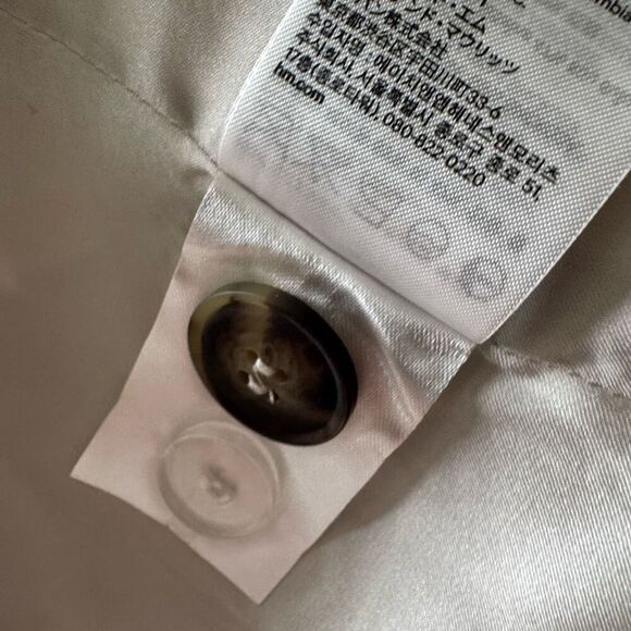 H&M linen blend belted tie waist double breasted sleeveless dress size L - Picture 7 of 8